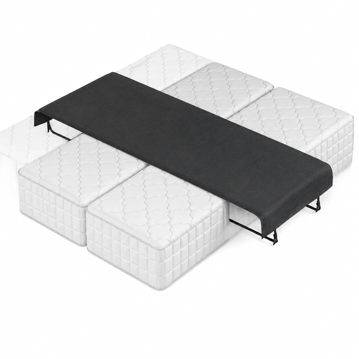 Verstellbare Bettbrücke für Einzel- bis Kingsize-Betten, ideal für Zuhause und Gästezimmer