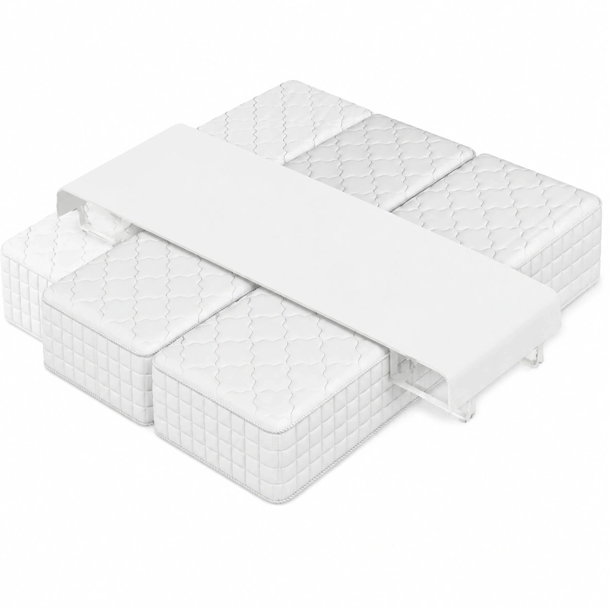 Verstellbare Bettbrücke für Einzel- bis King-Size-Betten – Multifunktionale Zubehörlösung