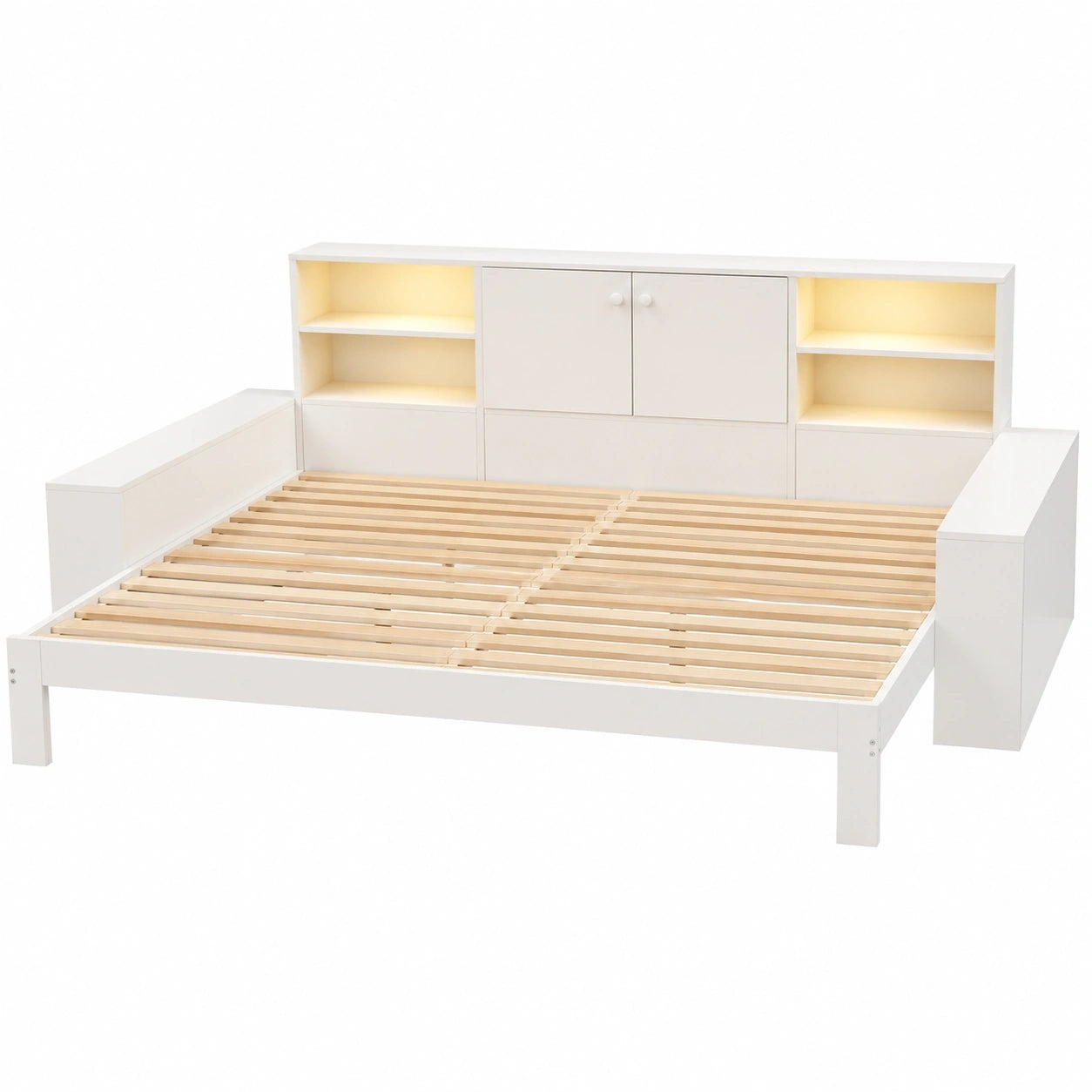 Multifunktionales Polsterbett 90x200 cm mit Stauraum und USB-Anschlüssen, Ausziehbares Sofa-Bett mit Schwanenhals-Lampe, Ideal für Wohn- und Schlafzimmer, Tagesbett ohne Matratze